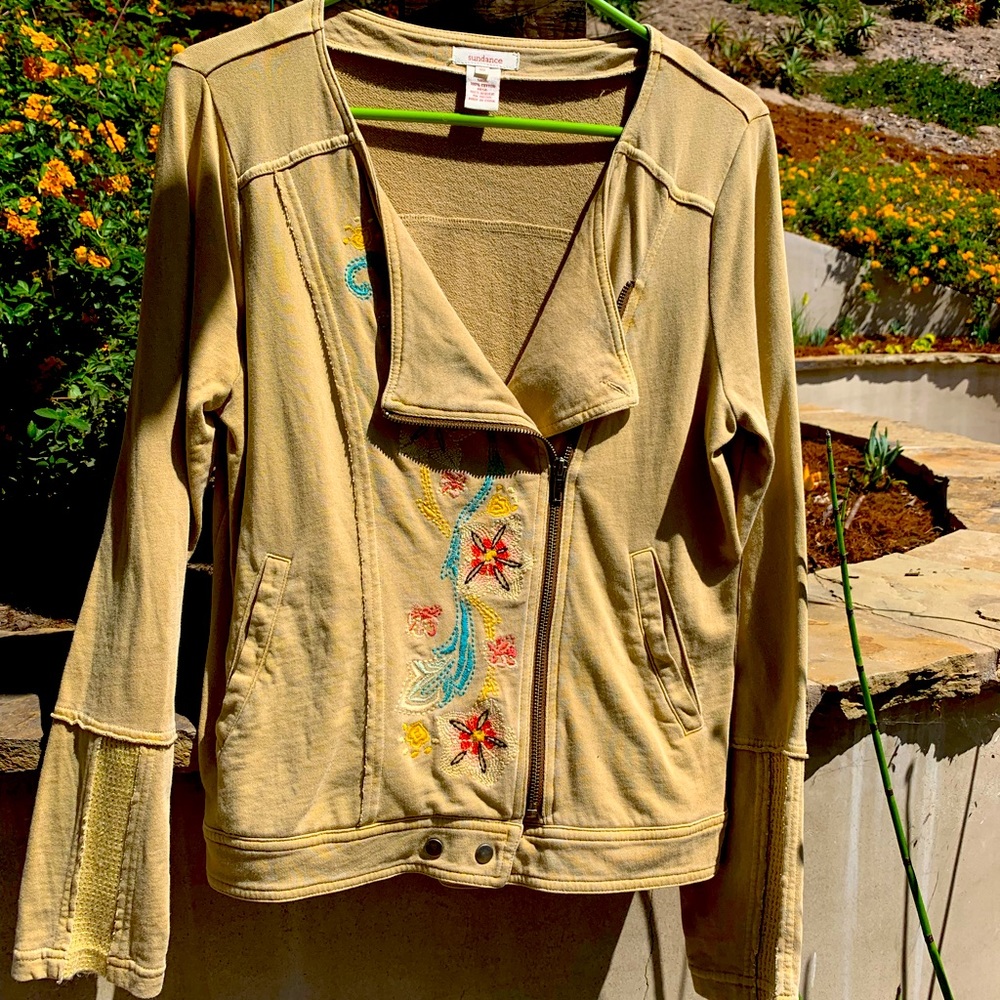 Sundance catalog spring/summer cotton lightweight jacket